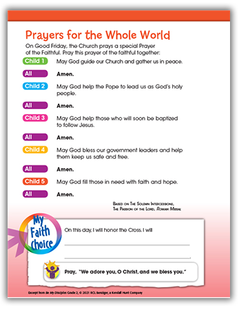 RCL Benziger Triduum Resources: Prayers for the World